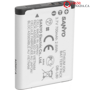 Sanyo Lithium Ion Battery Pack 3.7v 700Mah