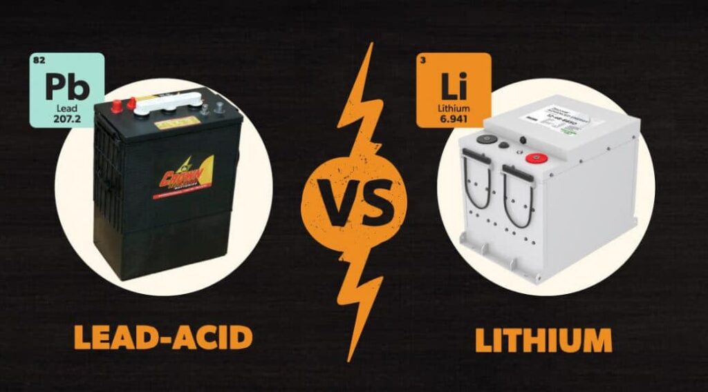 Lithium-Ion vs. Lead-Acid Batteries